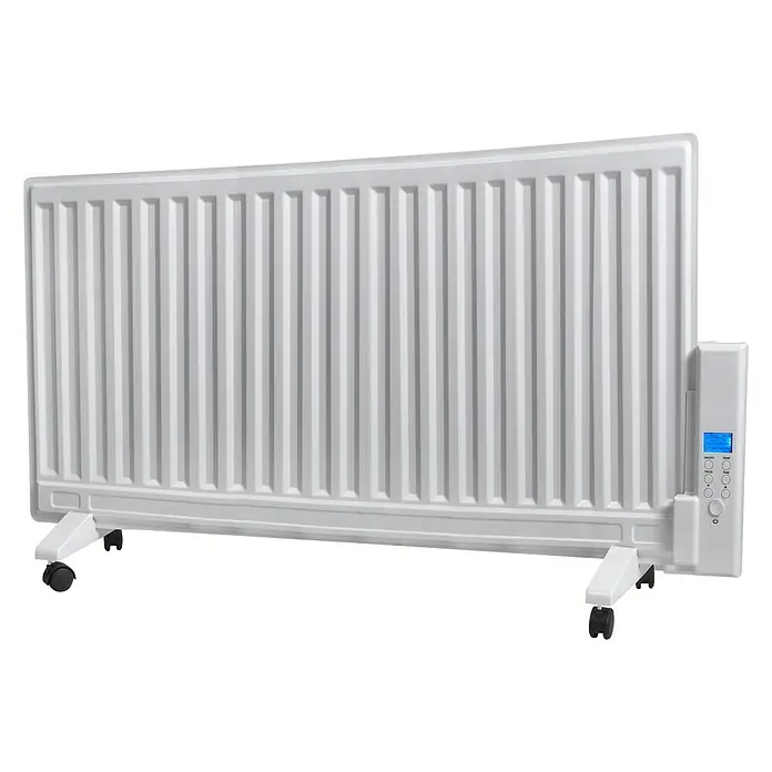 Voltomat HEATING Uljni radijator - 1.000 W, Bijele boje, 25 x 112 x 56,2 cm - Dijagonalni pogled