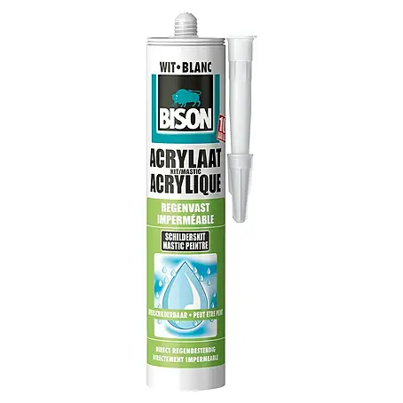 Bison  Acryl afdichtkit Regenvast