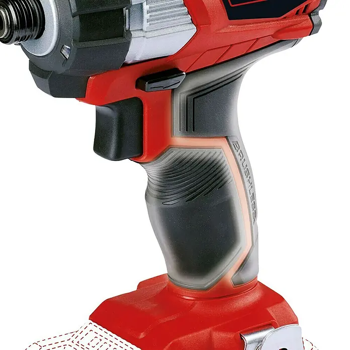 Einhell Llave de impacto de batería TE-CI 18 Li Brushless-Solo - Sin batería, 18 V, Número de revoluciones de marcha en vacío: 2.900 r.p.m. - Primer plano