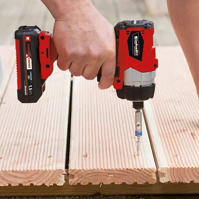 Einhell Akumulatorska bušilica-odvijač TE-CI 18 Li Brushless-Solo - Bez akumulatora, 18 V, Broj okretaja pri praznom hodu: 2.900 okr/min - Proizvod u upotrebi