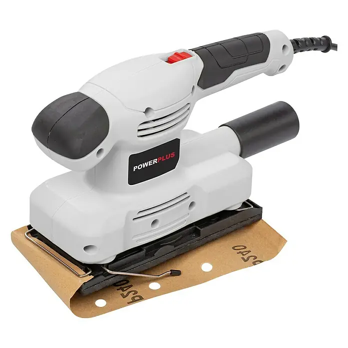 PowerPlus Lijadora orbital POWC40100 - 150 W, 24.000 r.p.m. - Vista angular