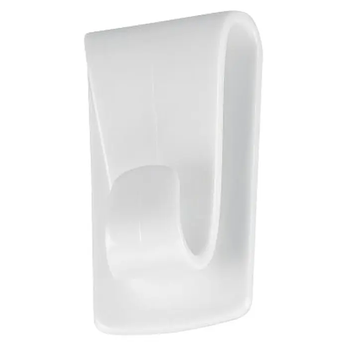 Tesa Gancho autoadhesivo - Apto para: Papel pintado, Carga soportada: 0,5 kg, Blanco, 2 uds. - Vista frontal