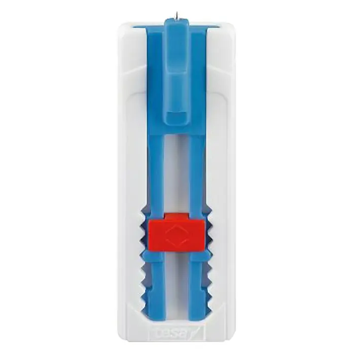 Tesa Clavo adhesivo Lienzo - Apto para: Paredes pintadas, Carga soportada: 1 kg, 2 uds., Blanco - Vista frontal