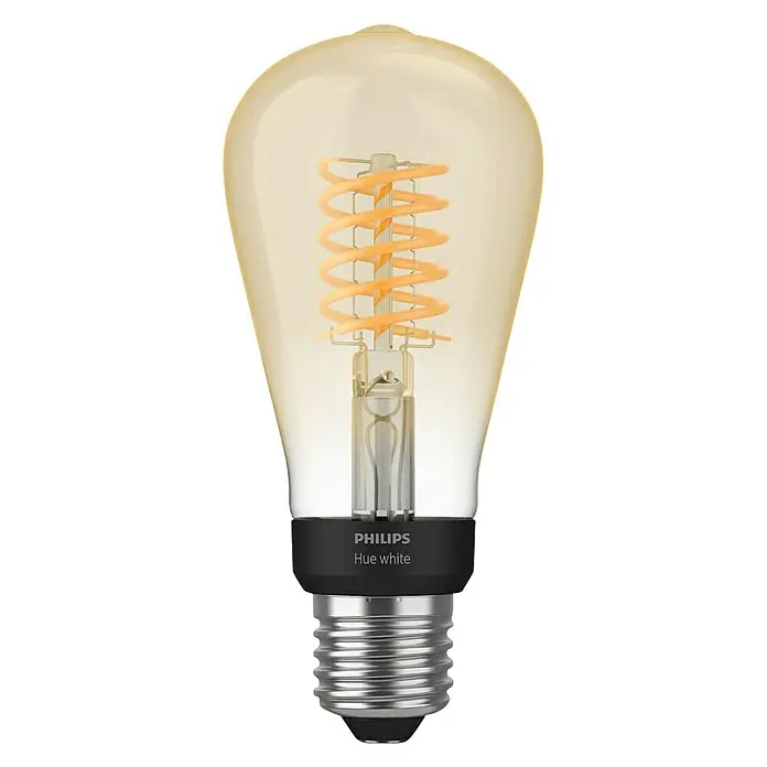 Philips Hue LED žarulja - E27, 7 W, Topla bijela, ST64, Može se prigušiti - Pogled sprijeda
