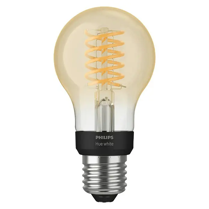Philips Hue LED žarulja White filament - E27, 7 W, Topla bijela, A60, Može se prigušiti - Pogled sprijeda
