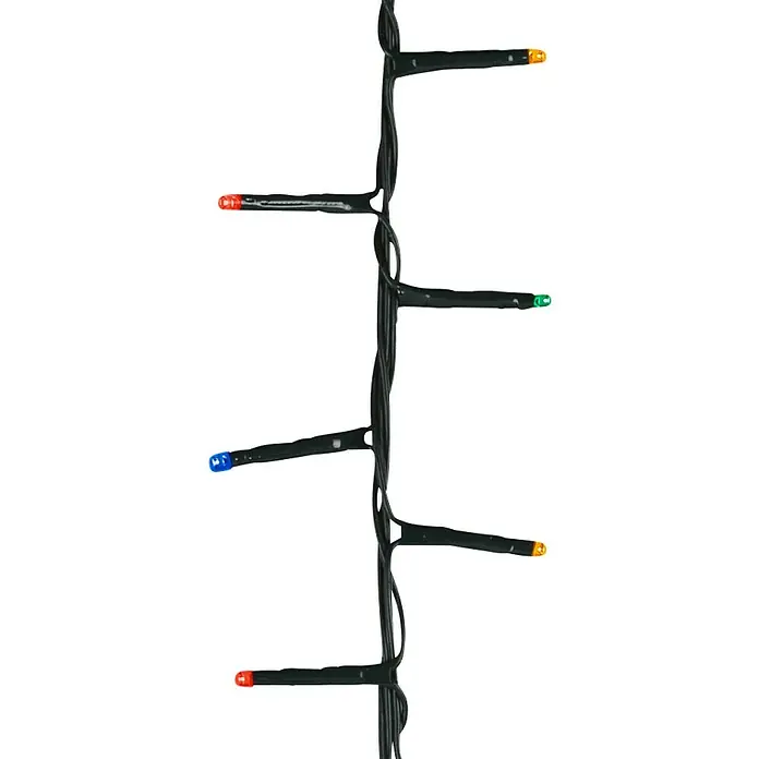 Guirnalda luminosa LED Twinkle - Para exterior, 15 m, 600 luces, Color de luz: Multicolor - Primer plano