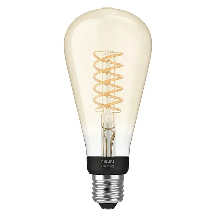 Philips Hue LED-Leuchtmittel Giant Edison - E27, 7 W, Warmweiß, ST72, Dimmbar - Vorderansicht