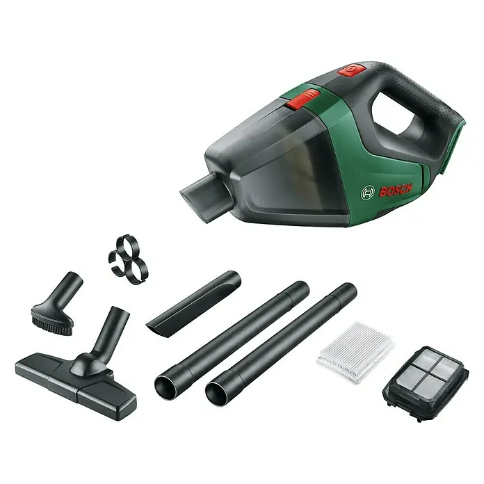 Bosch 18 V Power for All Akku-Handstaubsauger UniversalVac 18 - 18 V, Ohne Akku, Behältervolumen: 0,5 l - Diagonale Ansicht