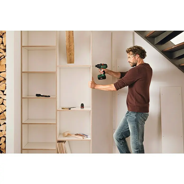 Bosch 18 V Power for All Akku-Bohrschrauber AdvancedDrill 18 - 18 V, 2 Akkus, 2,5 Ah, Leerlaufdrehzahl: 0 U/min - 1.250 U/min - Anwendungsbeispiel