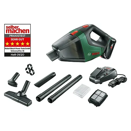 Bosch 18 V Power for All Akku-Handstaubsauger UniversalVac 18