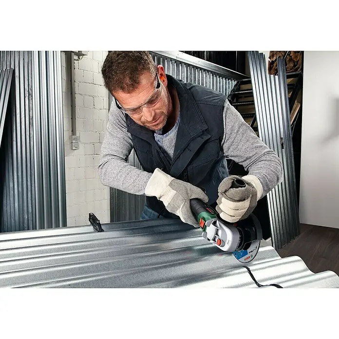 Bosch 18 V Power for All Amoladora angular de batería AdvancedGrind 18 - 18 V, Sin batería, Diámetro disco: 125 mm - Producto en uso