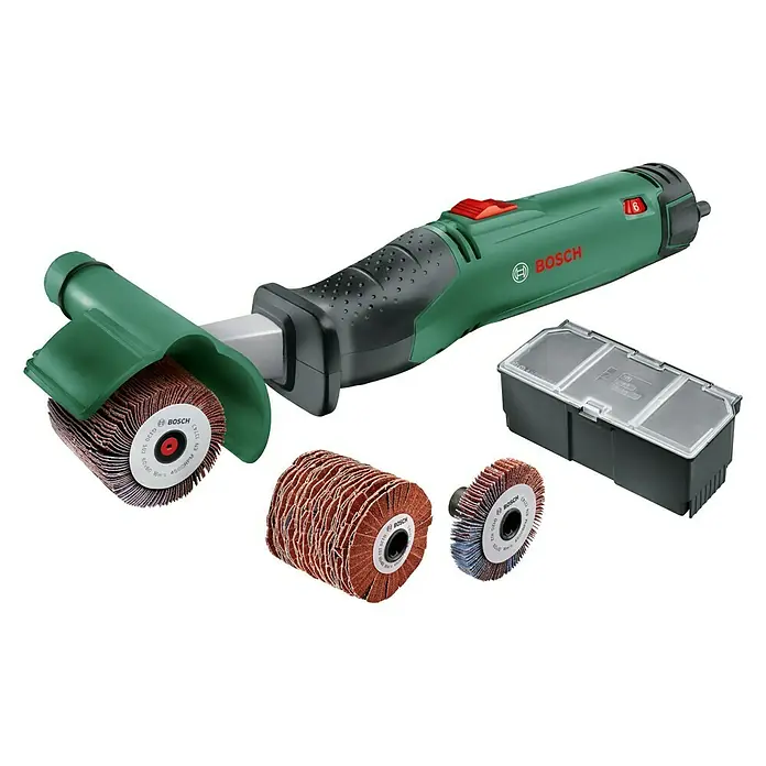 Bosch Schleifroller Texoro - 250 W, Geeignet für: Schleifrollen 5 - 60 mm - Diagonale Ansicht