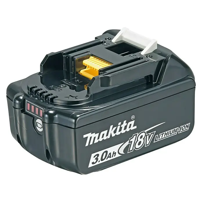 Makita Akku-Schlagbohrschrauber DHP482RF3J - 18 V, 3 Akkus, 3 Ah, Leerlaufdrehzahl: 0 U/min - 1.900 U/min - Diagonale Ansicht