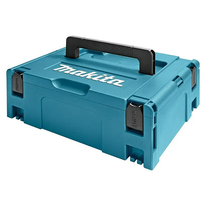 Makita Akku-Schlagbohrschrauber DHP482RF3J - 18 V, 3 Akkus, 3 Ah, Leerlaufdrehzahl: 0 U/min - 1.900 U/min - Diagonale Ansicht