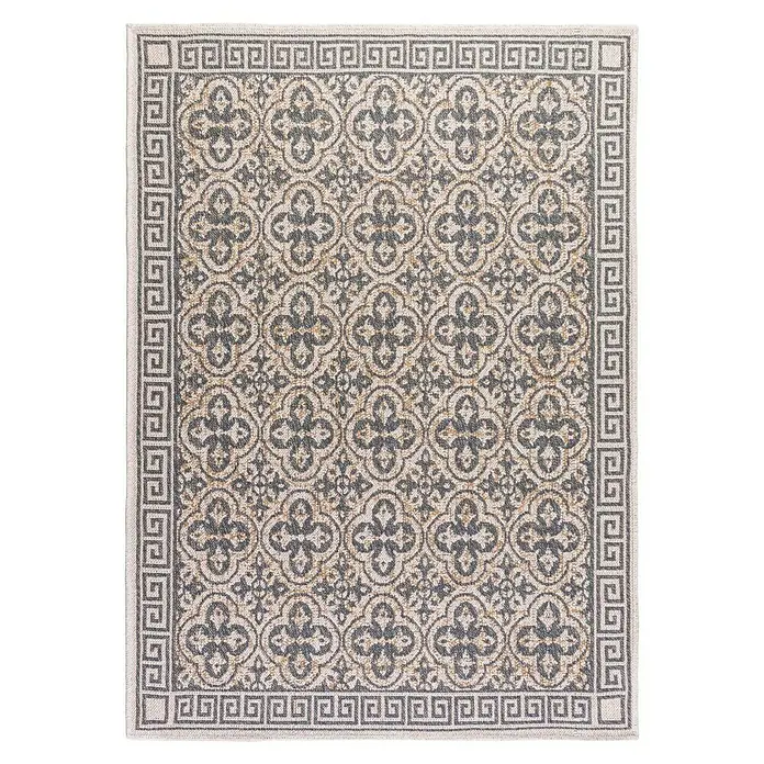 Alfombra Nosara - Beige, 170 x 120 cm, Algodón reciclado - Vista descendente