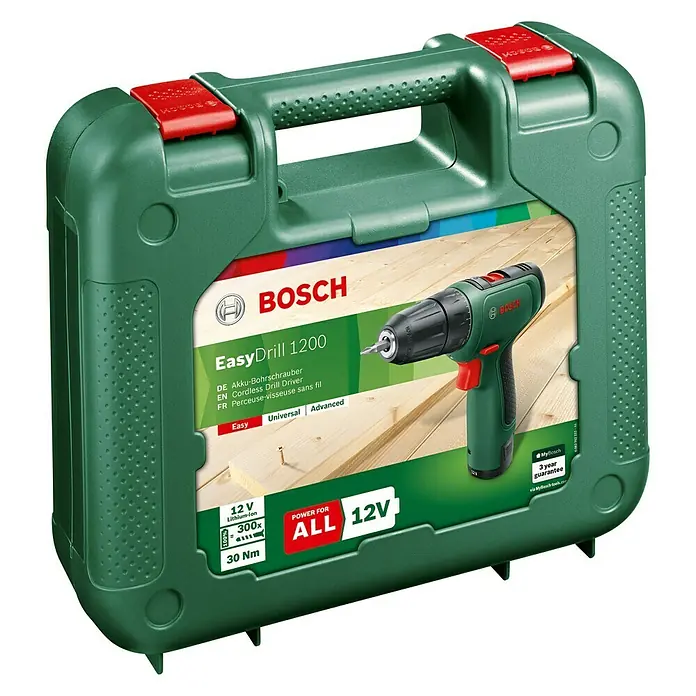 Bosch Accuschroefboormachine EasyDrill 1200 - 12 V, 1 accu, 1,5 Ah - Vooraanzicht