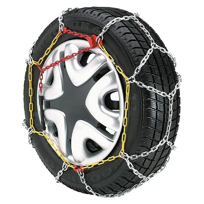 Cartrend Schneekette Polar Safety - Größe: 110, Legierter Edelstahl - Diagonale Ansicht