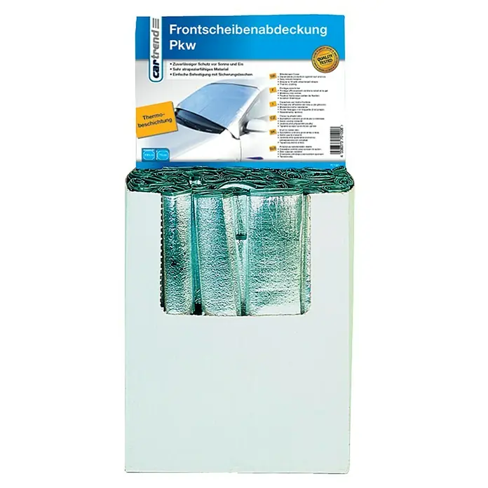 Cartrend Frontscheibenabdeckung - L x B: 200 x 70 cm - Vorderansicht