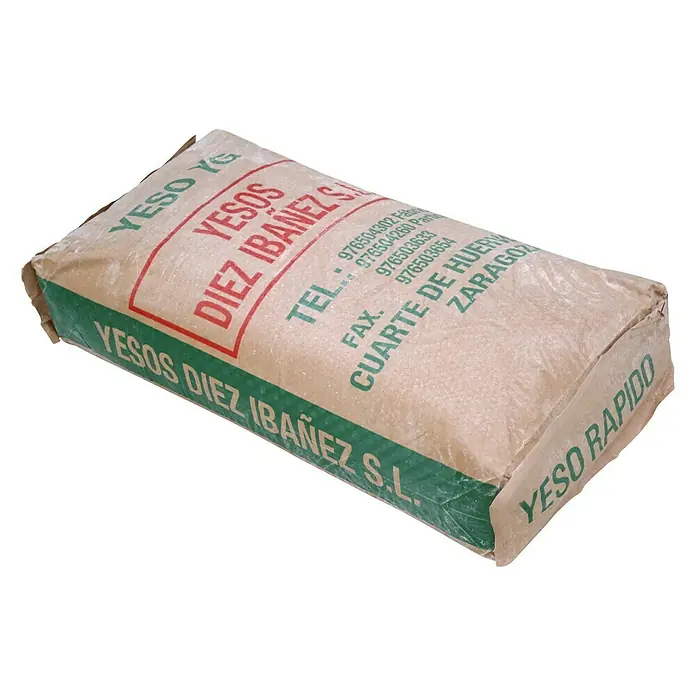 BHS Zaragoza Yeso para construcción rápido - 17 kg - Vista angular