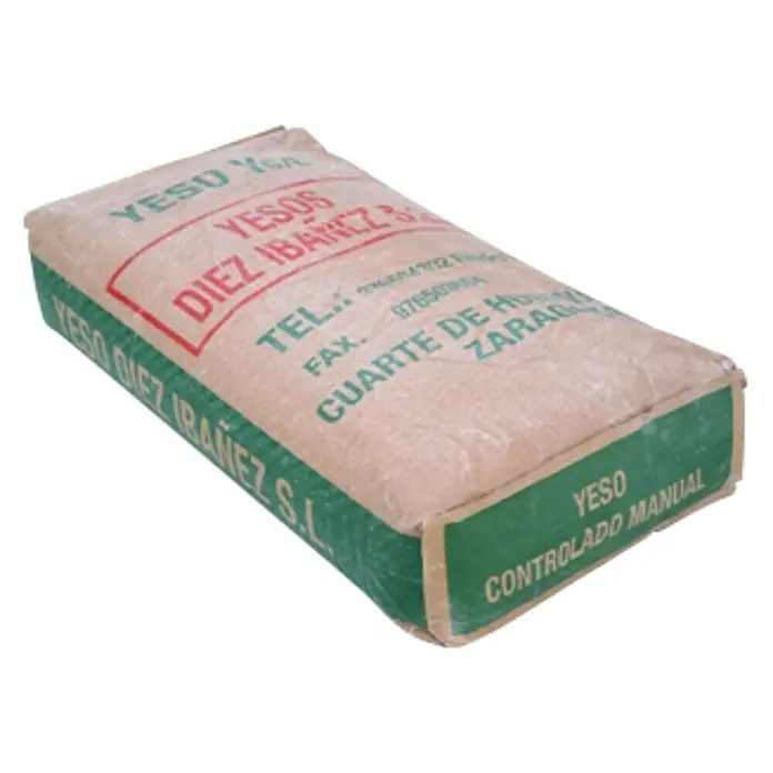 BHS Zaragoza Yeso para construcción controlado - 20 kg - Vista angular