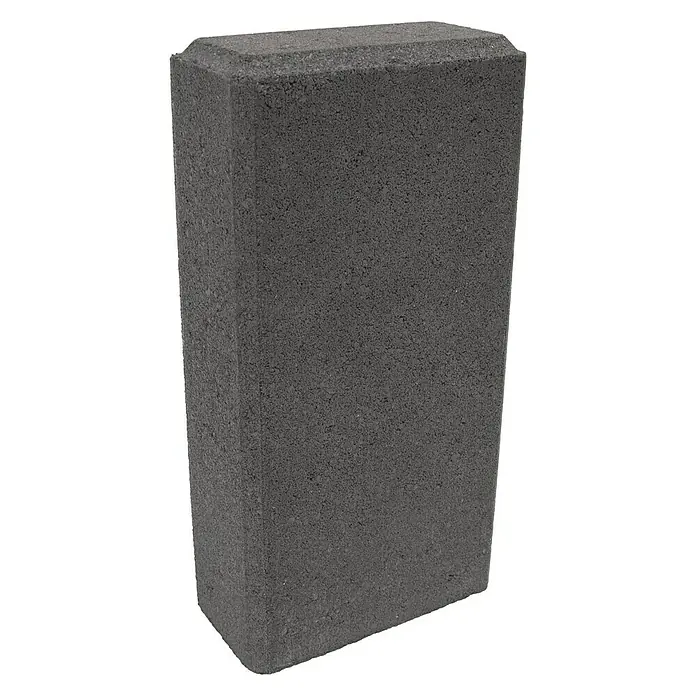 Mauerstein C-Line Block - 30 x 15 x 7,5 cm, Anthrazit, Beton - Diagonale Ansicht
