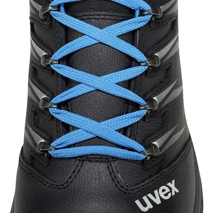 Uvex 2 Trend Sicherheitshalbschuh S3 - Schwarz/Blau, 48 - Detailaufnahme