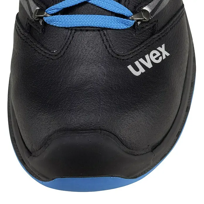 Uvex 2 Trend Sicherheitsstiefel S3 - Schwarz/Blau, 47 - Detailaufnahme