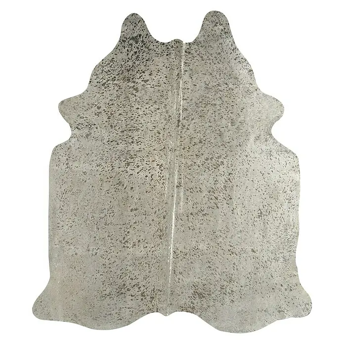 Esbeco Deko-Kuhfell Gefleckt - Silber, 100 % Echtfell, Fläche ca.: 3,5 m² - Ansicht von oben