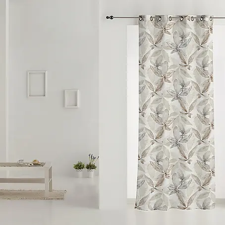 Cortina con ollaos Print Hoja