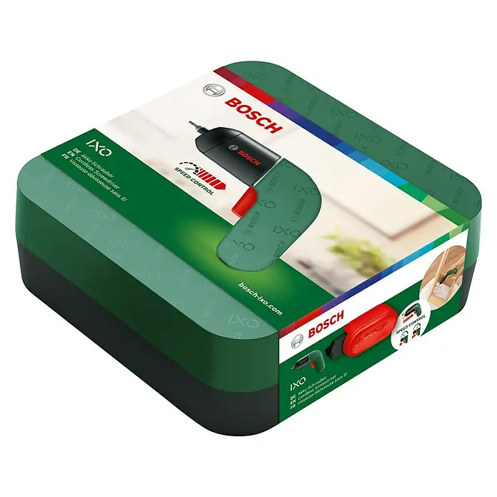 Bosch Akkuschrauber IXO VI Classic Edition - 3,6 V, 1 Akku, Leerlaufdrehzahl: 0 U/min - 215 U/min - Diagonale Ansicht