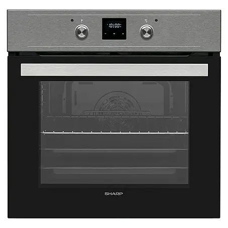 Sharp  Einbaubackofen K-60DX19AM0-EU Black Steel