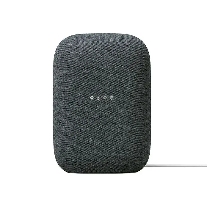 Google Nest Sprachgesteuerter Lautsprecher Audio - Carbon, Netzbetrieben - Vorderansicht