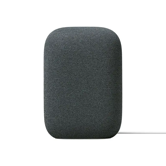Google Nest Sprachgesteuerter Lautsprecher Audio - Carbon, Netzbetrieben - Vorderansicht