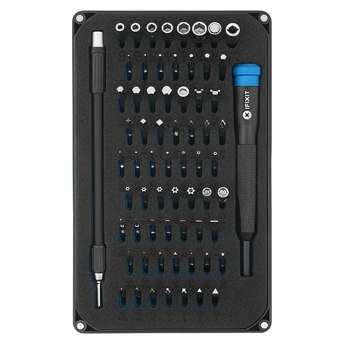iFixit Bit-Set Mako Precision - 66 -tlg., Geeignet für: Smartphones - Ansicht von oben