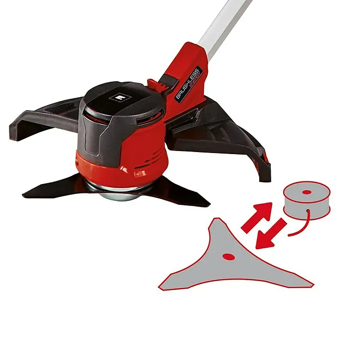Einhell Power X-Change Akkusense 36/255 BL-SOLO - 36 V, Ohne Akku, Schnittbreite: 30 cm - Detailaufnahme