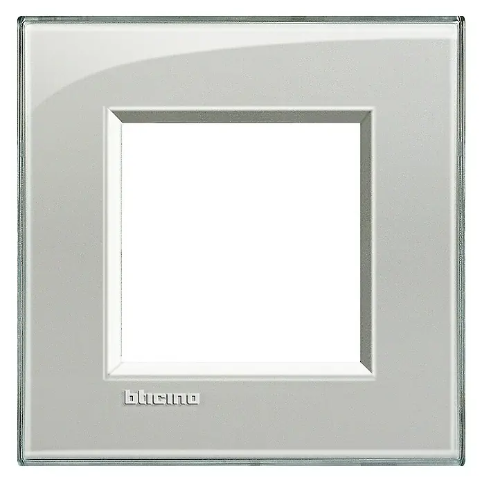 Bticino Living Light Marco - Gris, x 1, Plástico, Montaje en la pared - Vista frontal