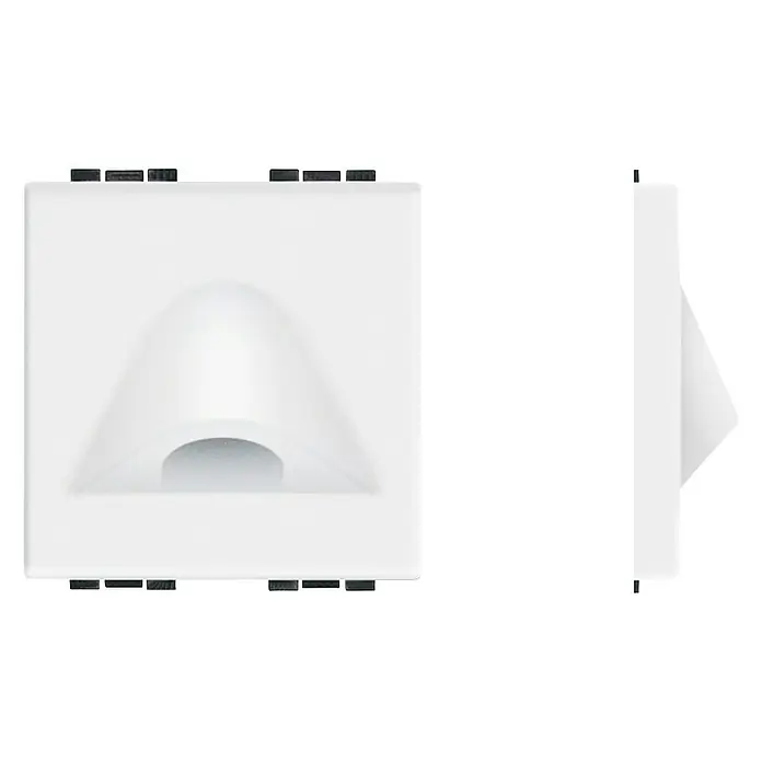 Bticino Living Light Pasacables - Blanco, Diámetro: 9 mm - Vista frontal