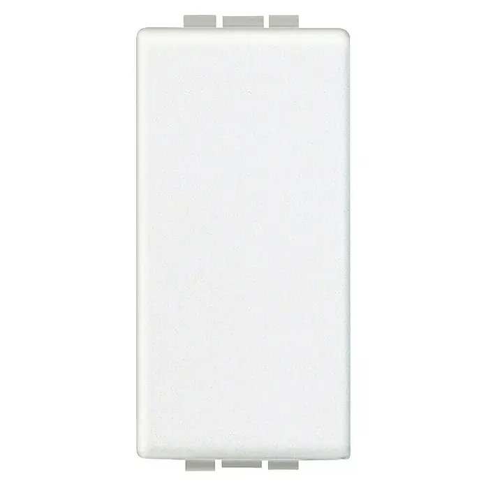 Bticino Living Light Tapa para mecanismo - Blanco, Plástico, Montaje en la pared - Vista frontal