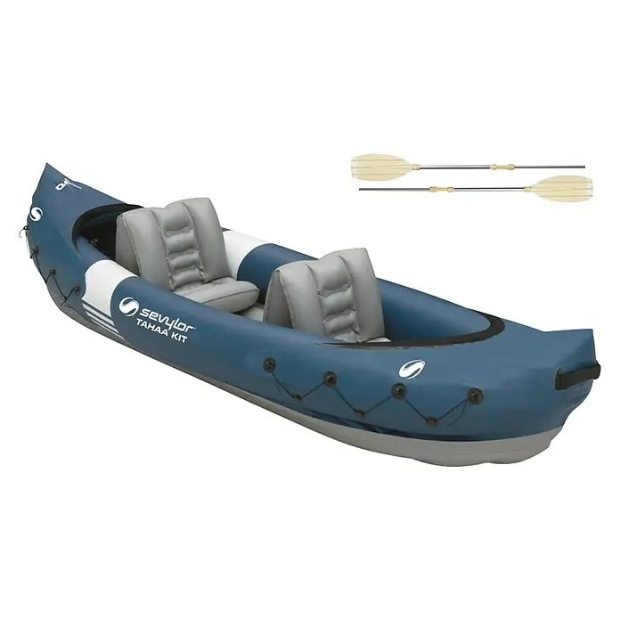 Sevylor Kajak Tahaa Kit - L x B: 312 x 92 cm, Nutzlast: 160 kg, Geeignet für: 2 Personen - Diagonale Ansicht