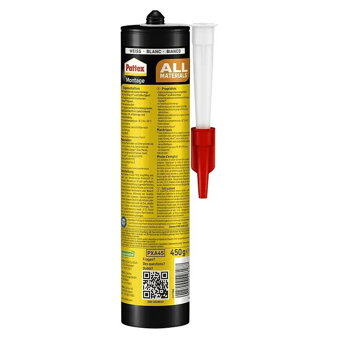 Pattex Montagekleber All Materials -  - Rückansicht