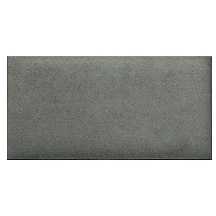 Fllow Deko-Wandpolster Velvet - Grau, 60 x 30 cm - Draufsicht