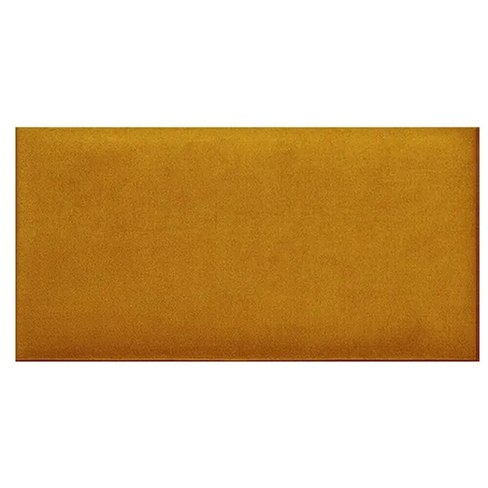 Fllow Deko-Wandpolster Velvet - Senf, 60 x 30 cm - Draufsicht