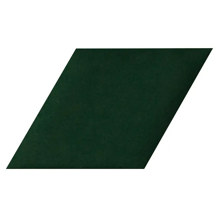 Fllow Deko-Wandpolster Velvet - Grün, 45 x 30 cm, Ausführung: Links - Draufsicht