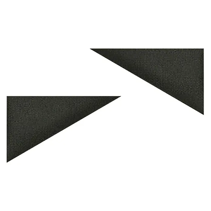 Fllow Deko-Wandpolster Velvet - Anthrazit, 30 x 15 cm, 2 Stk. - Draufsicht