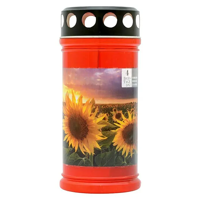 Ilkos Premium Lampion Suncokret - Crvene boje - Pogled sprijeda