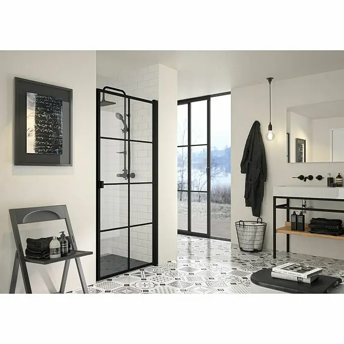 Camargue Stockholm Nišni profil - Visina: 193 cm, Crne boje - Živopisni prikaz