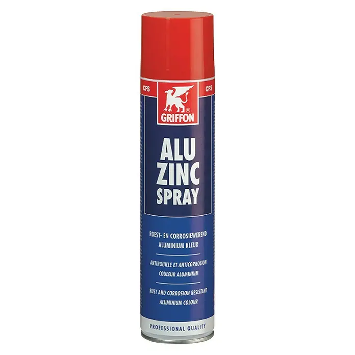 Griffon Zinkspray Alu - 400 ml, Geschikt voor: Metaal - Vooraanzicht