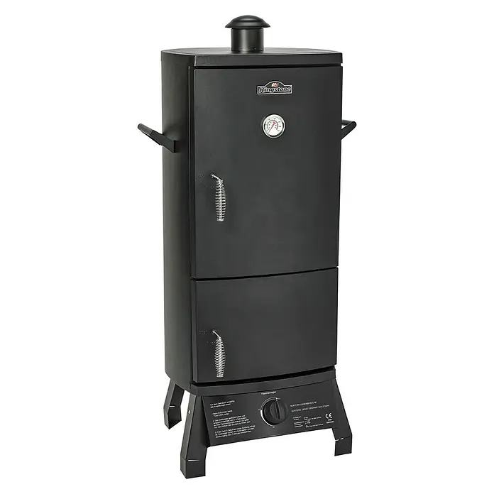 El Fuego Smoker L - Anzahl Brenner: 1, Hauptgrillfläche: 32 x 31 cm, 3,5 kW - Vorderansicht