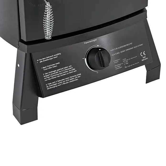 El Fuego Smoker L - Anzahl Brenner: 1, Hauptgrillfläche: 32 x 31 cm, 3,5 kW - Detailaufnahme
