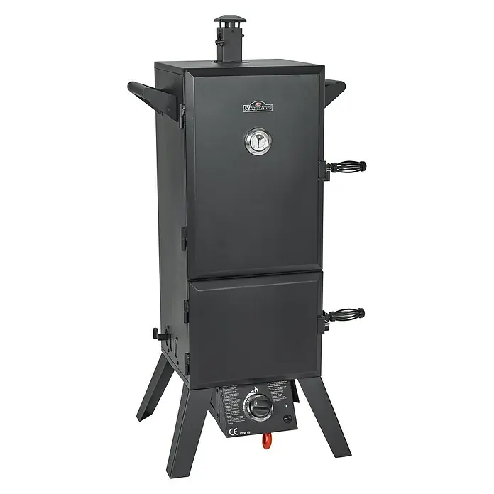 El Fuego Smoker XL - Anzahl Brenner: 1, Hauptgrillfläche: 35 x 34 cm, 4,4 kW - Vorderansicht